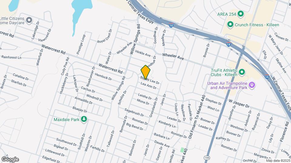 1708 Bobby Lee Dr Map and Location Details