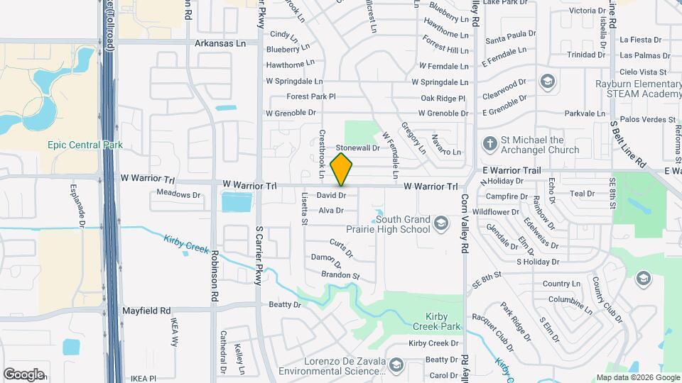 418 David Dr Map and Location Details