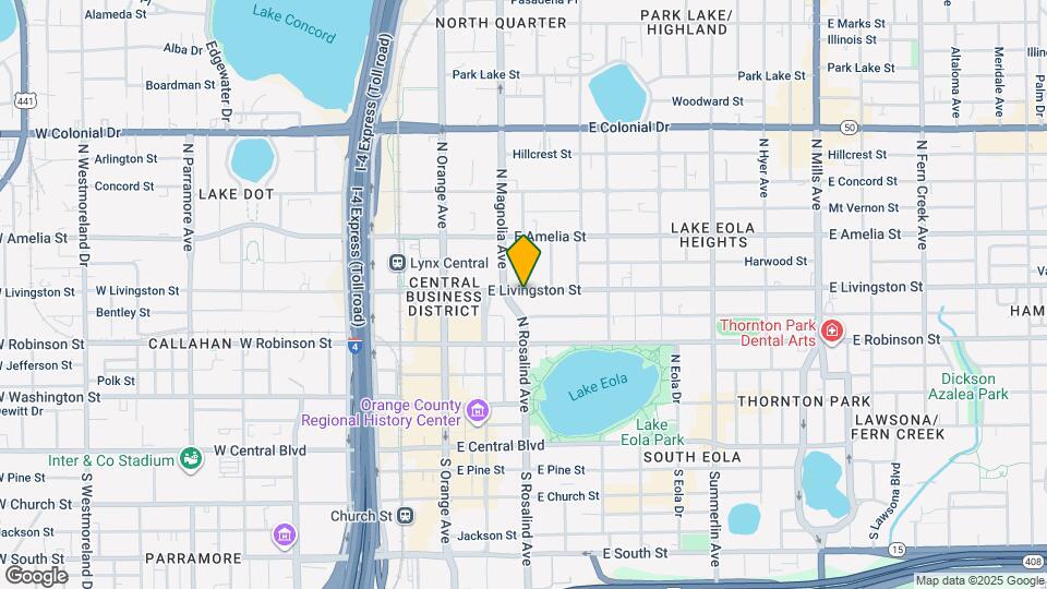 Radius Orlando Apartments Map and Location Details