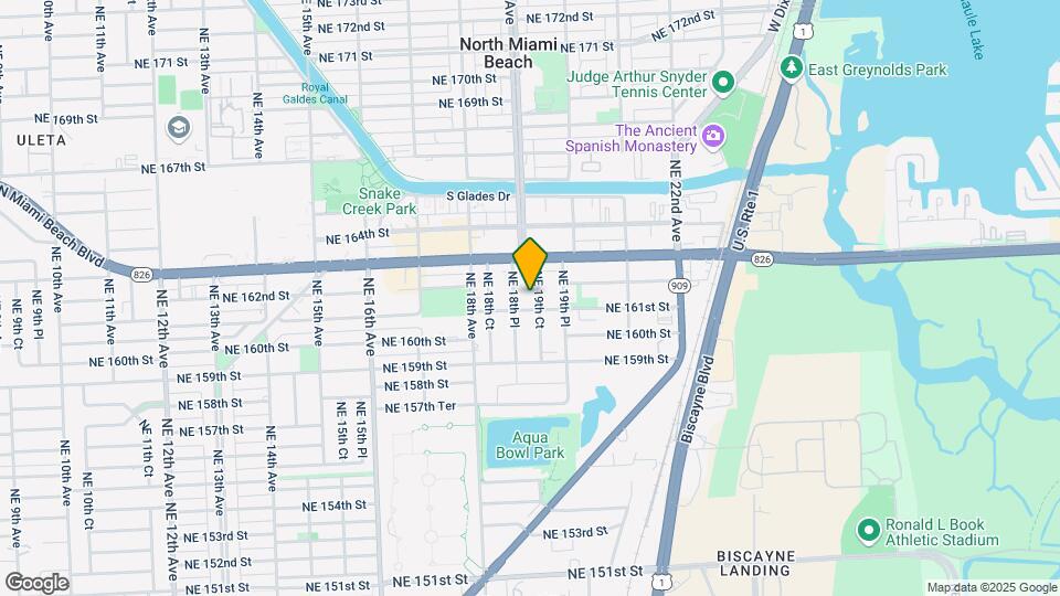16130 NE 19 Ct Map and Location Details