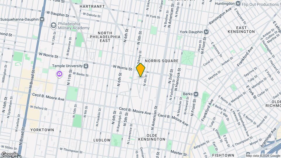 1917 N Lawrence St Map and Location Details