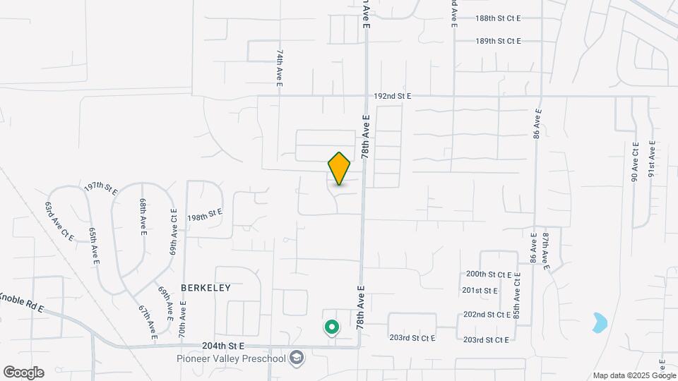 7611 197th St Ct E Map and Location Details