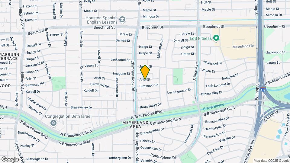 5243 Ariel St Map and Location Details