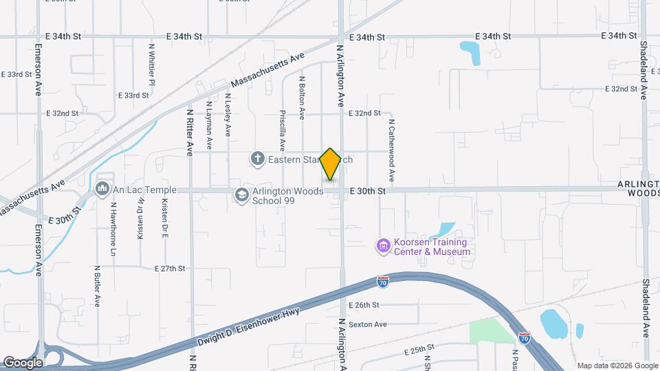 3001 N Campbell Ave Map and Location Details