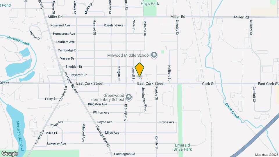 3116 Whittier Dr Map and Location Details