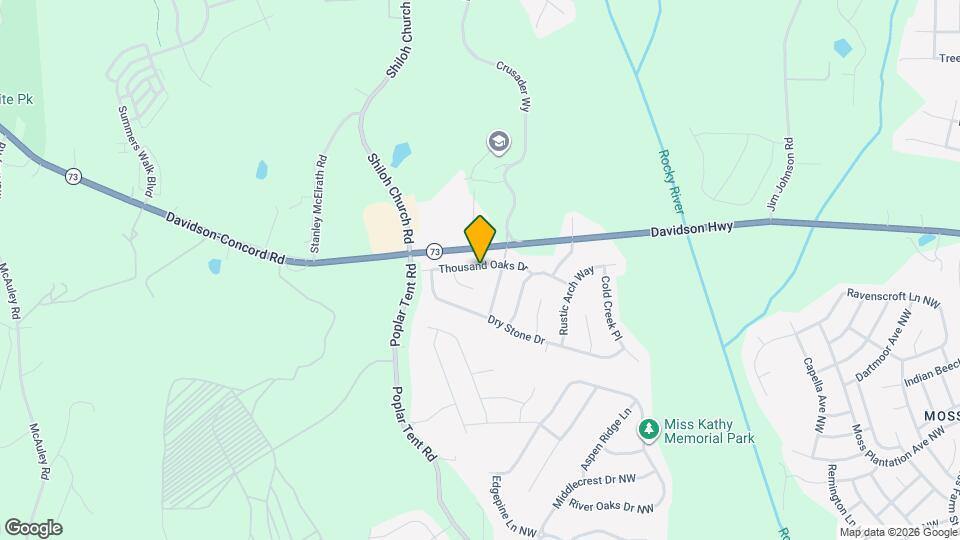 11023 Thousand Oaks Dr Map and Location Details