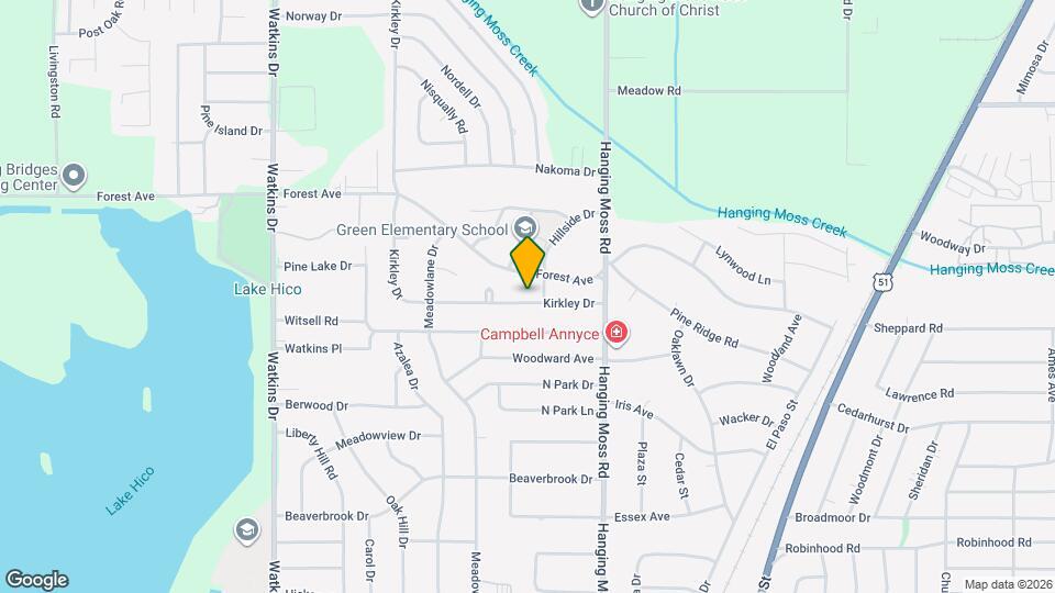 610 Kirkley Dr Map and Location Details