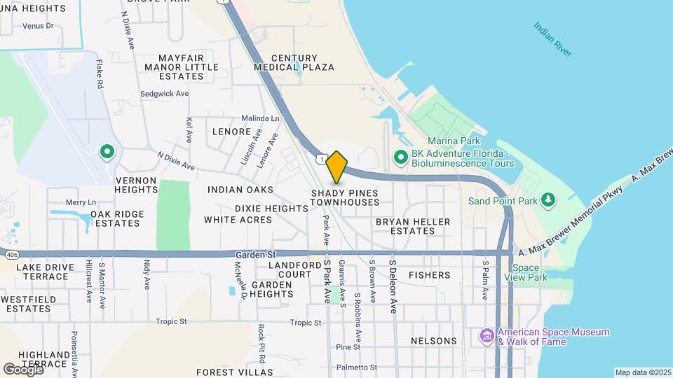 1222 Shady Pines Ln Map and Location Details