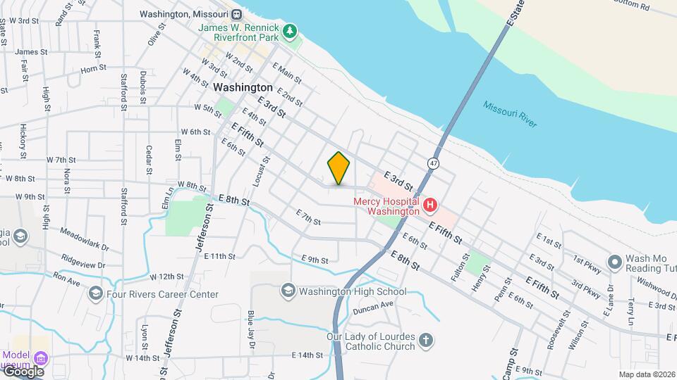 Washington Apartments Map and Location Details