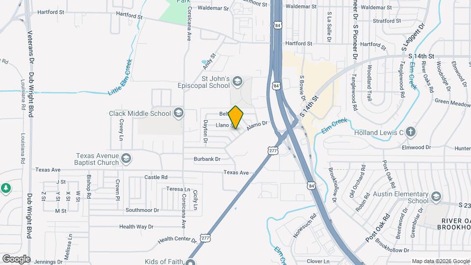 5209 Llano St Map and Location Details