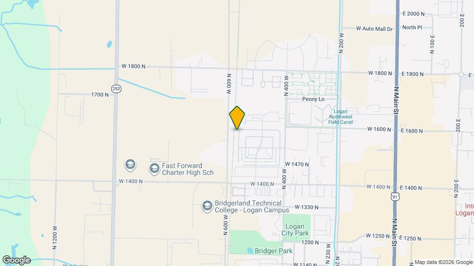 1587 N 565 W, Unit 105 Map and Location Details