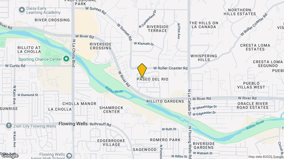 1691 W Gleaming Moon Ln Map and Location Details