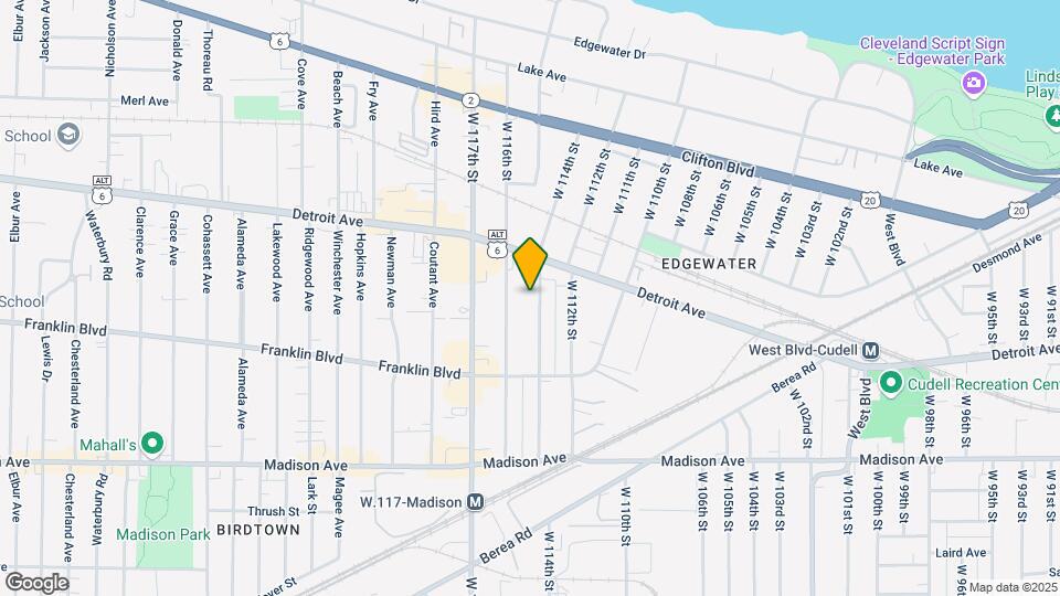1428 W 114th St, Unit 1428 West 114th Street Map and Location Details