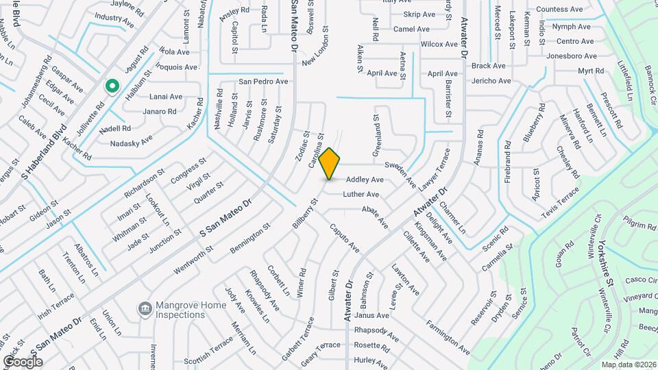 2856 Billberry St Mapa y Detalles de la Ubicación