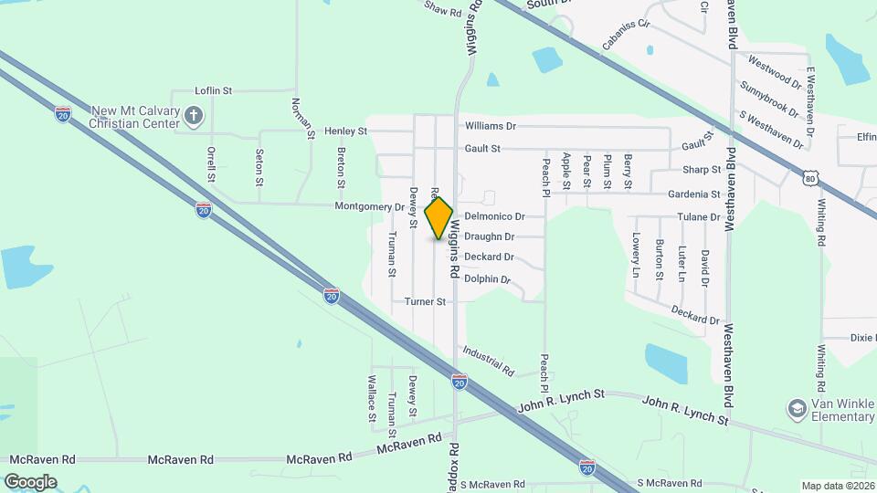 1552 Reddix St Map and Location Details