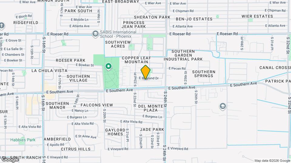 2271 E Hidalgo Ave Map and Location Details