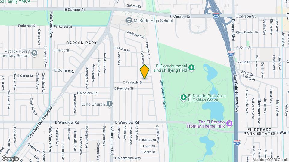 7129 E Peabody St Mapa y Detalles de la Ubicación