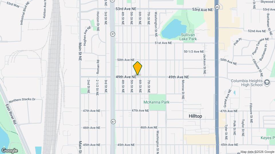 4857 5th St NE Map and Location Details