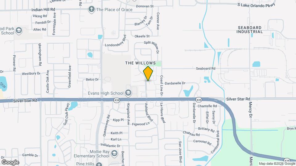 2711 Willow Run Map and Location Details