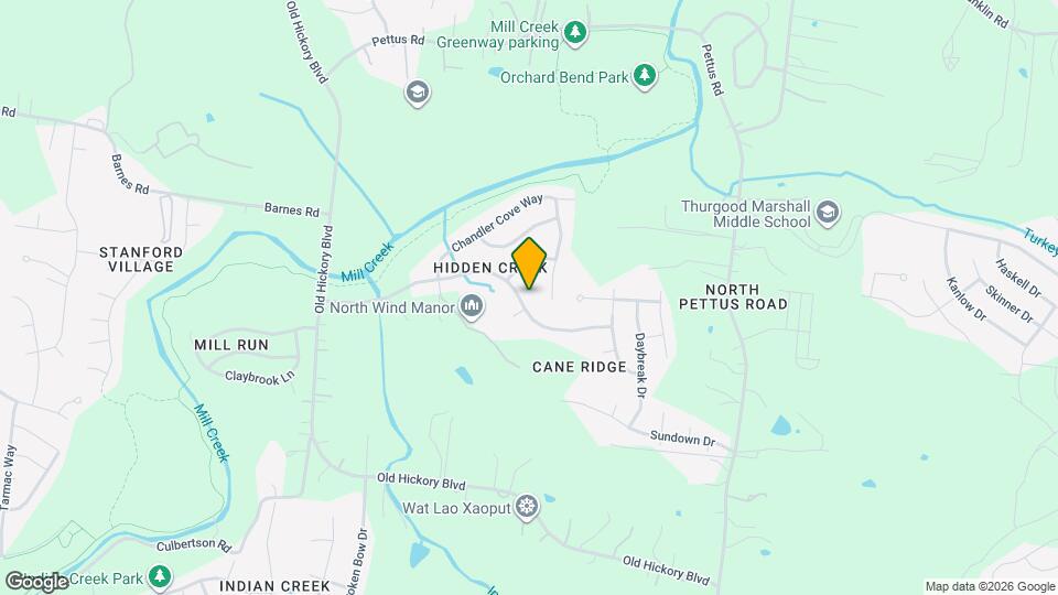 3173 Hidden Creek Dr Map and Location Details