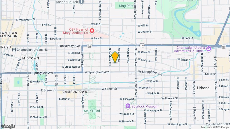 1106 W Stoughton St Map and Location Details
