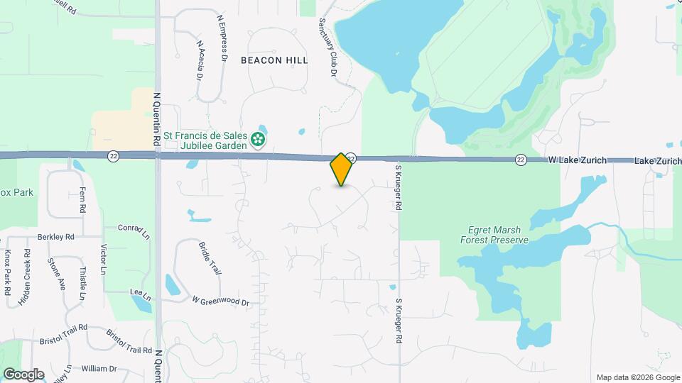 22929 N Woodcrest Ln Map and Location Details