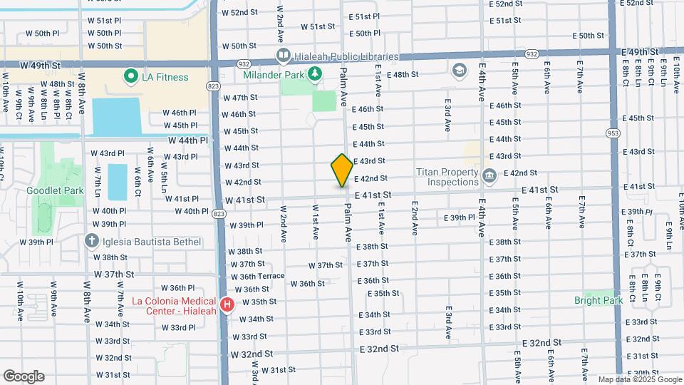 4100 Palm Ave Map and Location Details