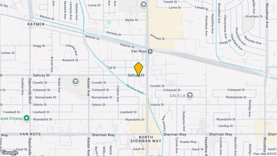 14534 Saticoy St, Unit 4 Mapa y Detalles de la Ubicación