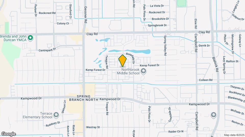 9913 Brickhouse Dr Map and Location Details