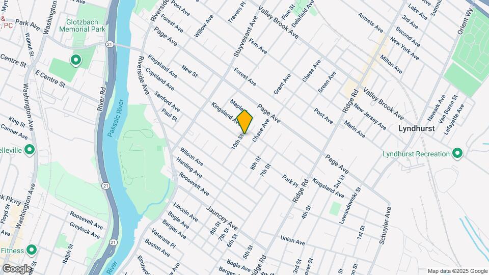 614 10th St Map and Location Details