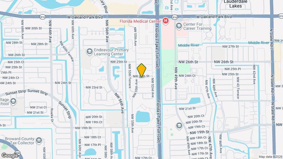 5405 NW 23rd St Map and Location Details