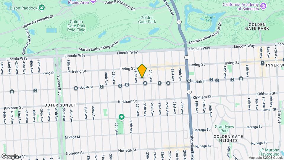 1379-1383 25th Ave Mapa y Detalles de la Ubicación