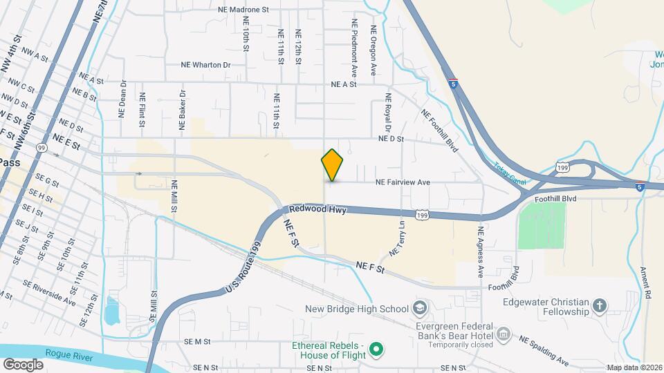 1703 NE Fairview Ave Map and Location Details