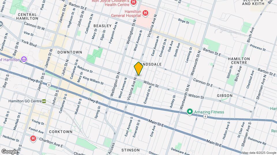 96 Victoria Ave N Map and Location Details