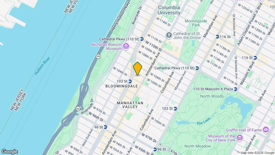 215 W 104th St, Unit SI ID1309460P Mapa y Detalles de la Ubicación