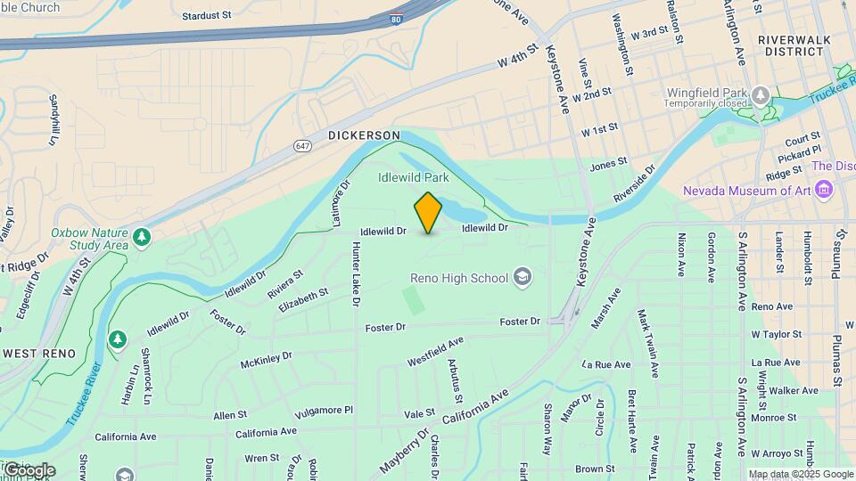 1600 Idlewild Dr Map and Location Details