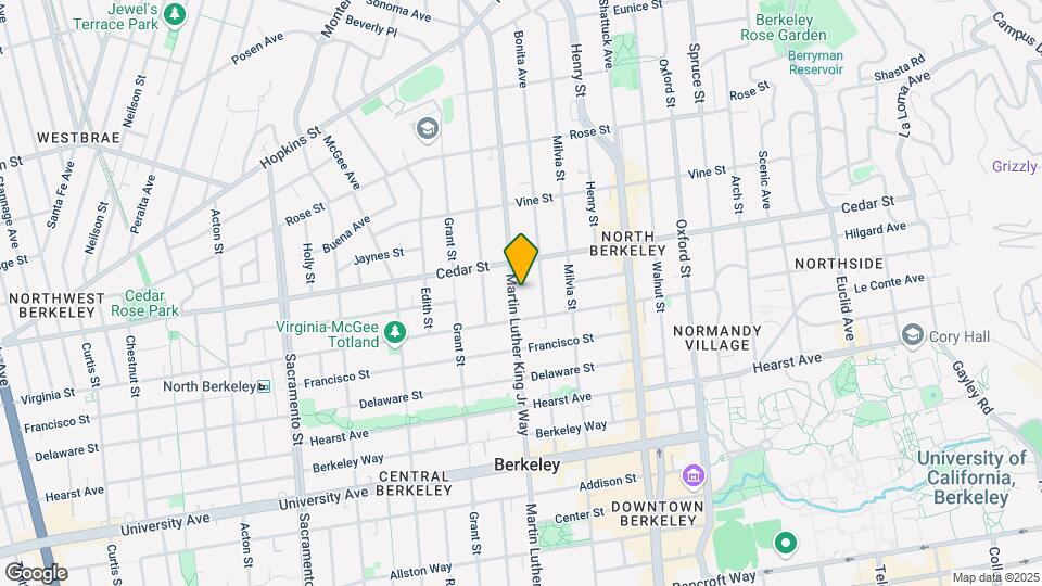 1625 Martin Luther King Jr Way, Unit 1 Mapa y Detalles de la Ubicación