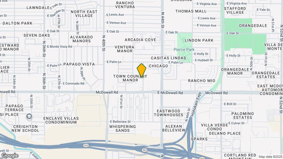 1640 N 43rd St Map and Location Details