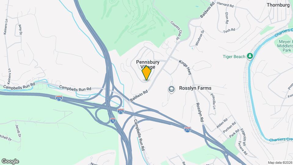 1234 Pennsbury Blvd S Map and Location Details