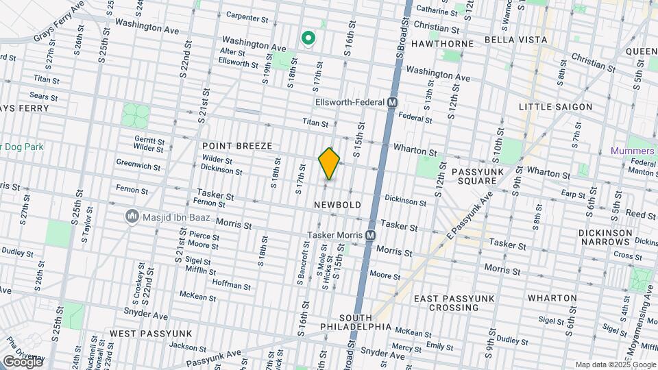 1541 Dickinson St Map and Location Details