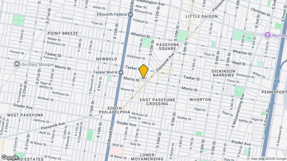 1651 S Camac St Mapa y Detalles de la Ubicación