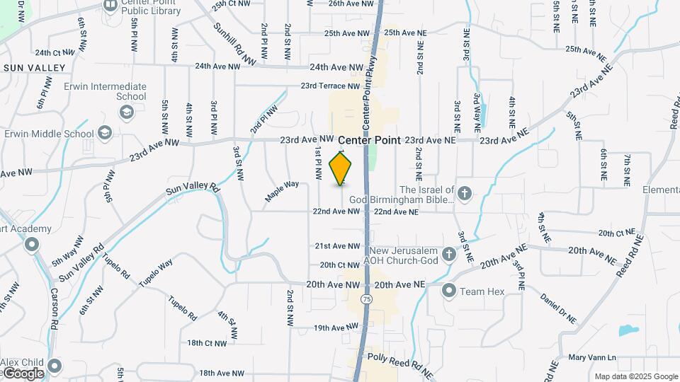 2212 1st St NW Map and Location Details