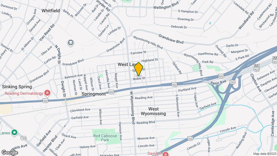 2223 Noble St Map and Location Details