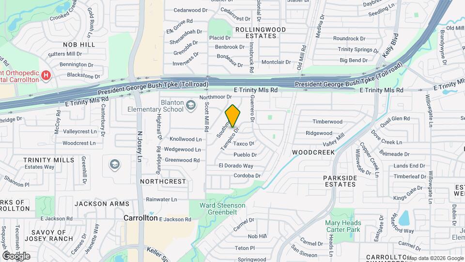 2127 Tampico Dr Map and Location Details