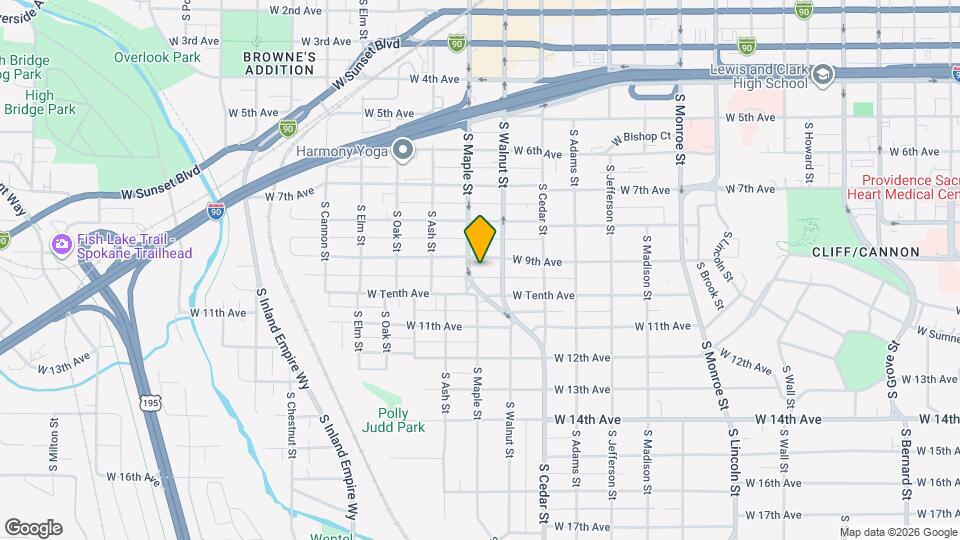 1519 W 9th Ave, Unit D Mapa y Detalles de la Ubicación