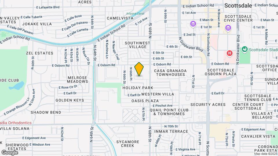 6703 E Angus Dr Map and Location Details
