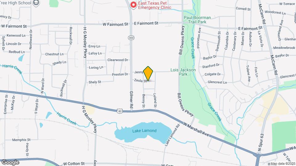 1206 Zeola St Map and Location Details