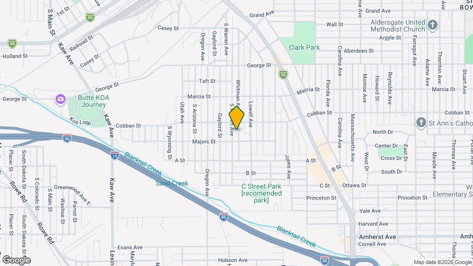 2037 Whitman Ave Map and Location Details