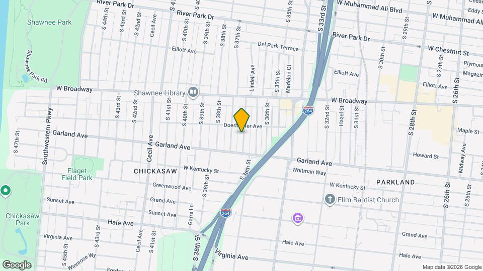 814 S 37th St Map and Location Details