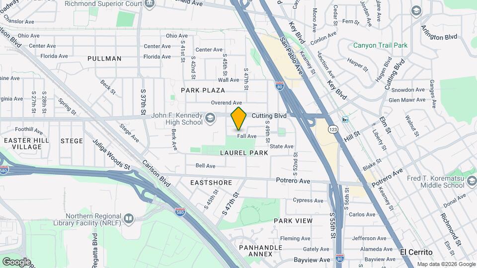 4607 Fall Ave Map and Location Details